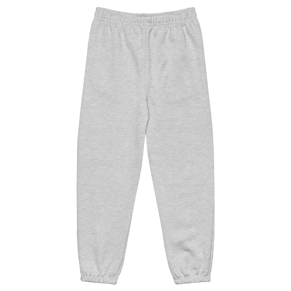 Heavyweight Sweatpants in athletic heather, back view