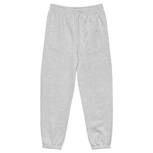 Heavyweight Sweatpants in athletic heather, back view