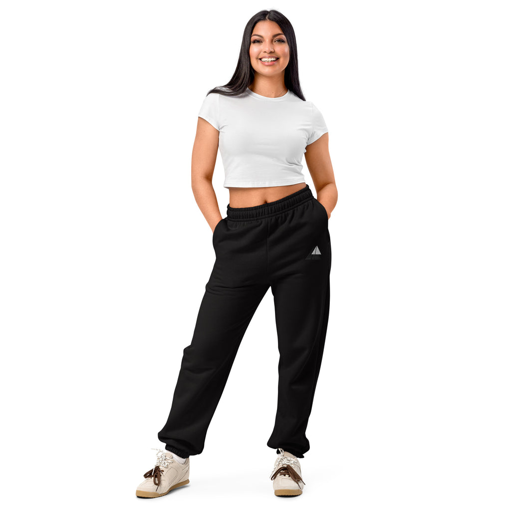 Heavyweight Sweatpants in black, front view