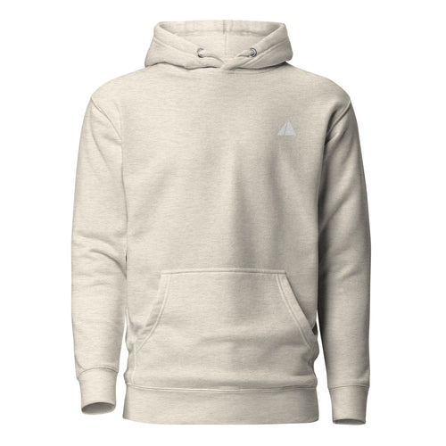Relax Hoodie in cream, front view