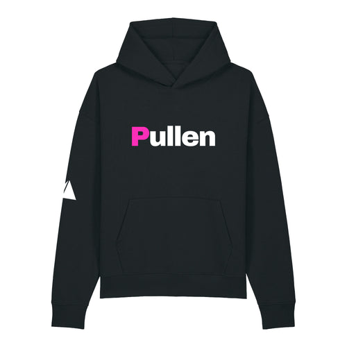 Everyday Relaxed Hoodie in black, front view