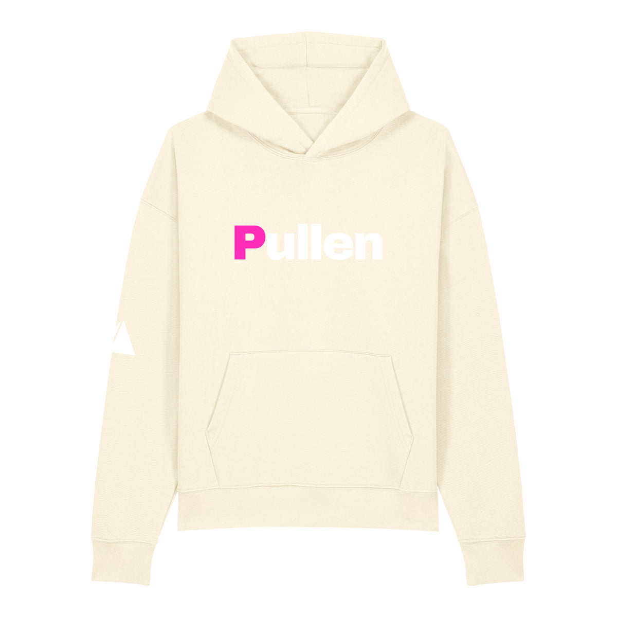 Everyday Relaxed Hoodie in cream, front view