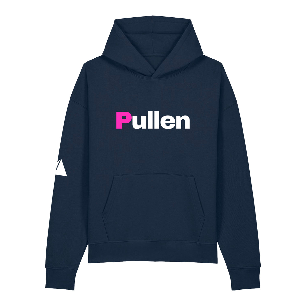 Everyday Relaxed Hoodie in French navy, front view