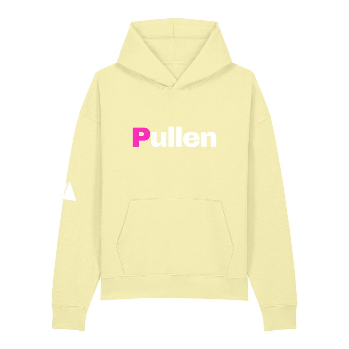 Everyday Relaxed Hoodie in lemon sorbet, front view